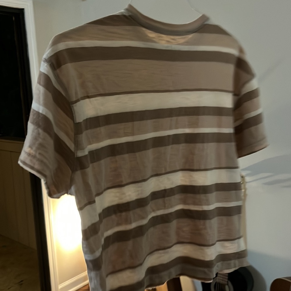 Striped Neutral Colored Tee Target - Picture 2 of 4